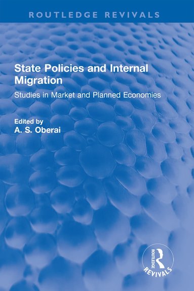 bokomslag State Policies and Internal Migration