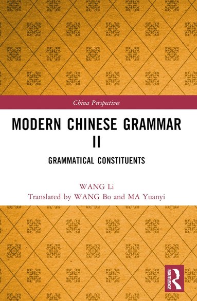 bokomslag Modern Chinese Grammar II