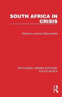bokomslag South Africa in Crisis
