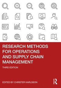 bokomslag Research Methods for Operations and Supply Chain Management