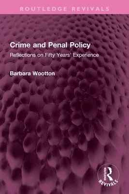 Crime and Penal Policy 1