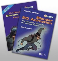 bokomslag 'The Complete Guide to Blender Graphics' and 'Blender 2D Animation'