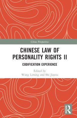 Chinese Law of Personality Rights II 1