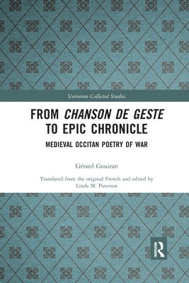 From Chanson de Geste to Epic Chronicle 1