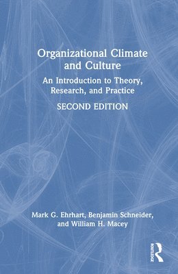 bokomslag Organizational Climate and Culture