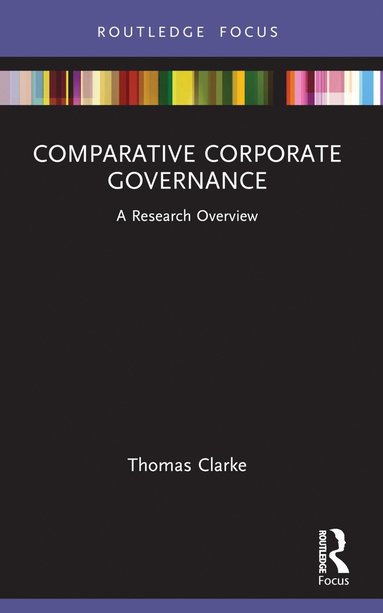 bokomslag Comparative Corporate Governance