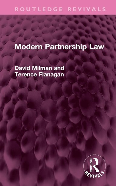 bokomslag Modern Partnership Law