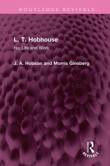 bokomslag L. T. Hobhouse