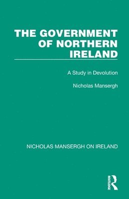 The Government of Northern Ireland 1