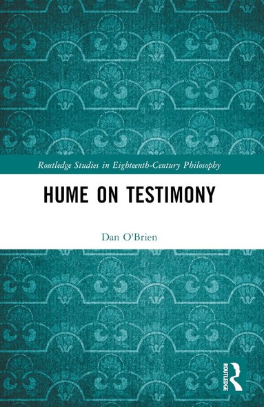 Dan O'Brien - Hume on Testimony, Häftad