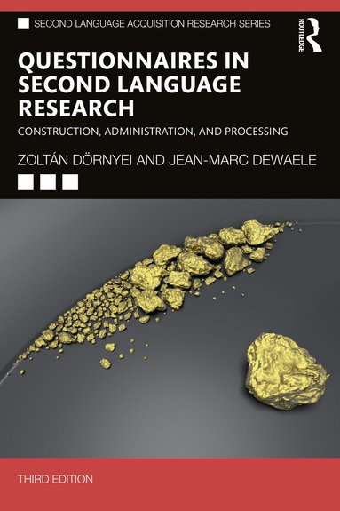 Zoltán Dörnyei, Jean-Marc Dewaele - Questionnaires in Second Language Research, Häftad