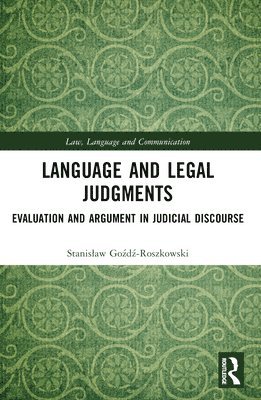 bokomslag Language and Legal Judgments