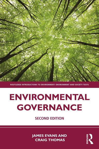 James Evans, Craig Thomas - Environmental Governance, Häftad