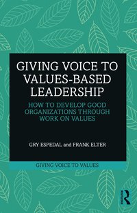 bokomslag Giving Voice to Values-based Leadership