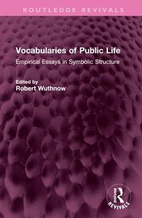 bokomslag Vocabularies of Public Life