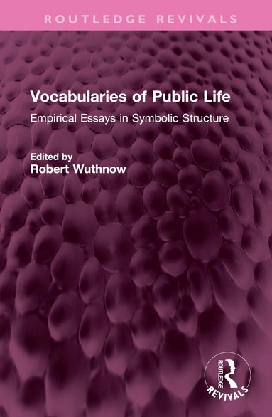 bokomslag Vocabularies of Public Life