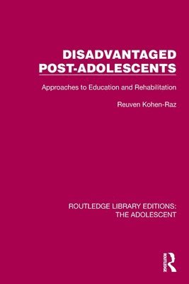 bokomslag Disadvantaged Post-Adolescents
