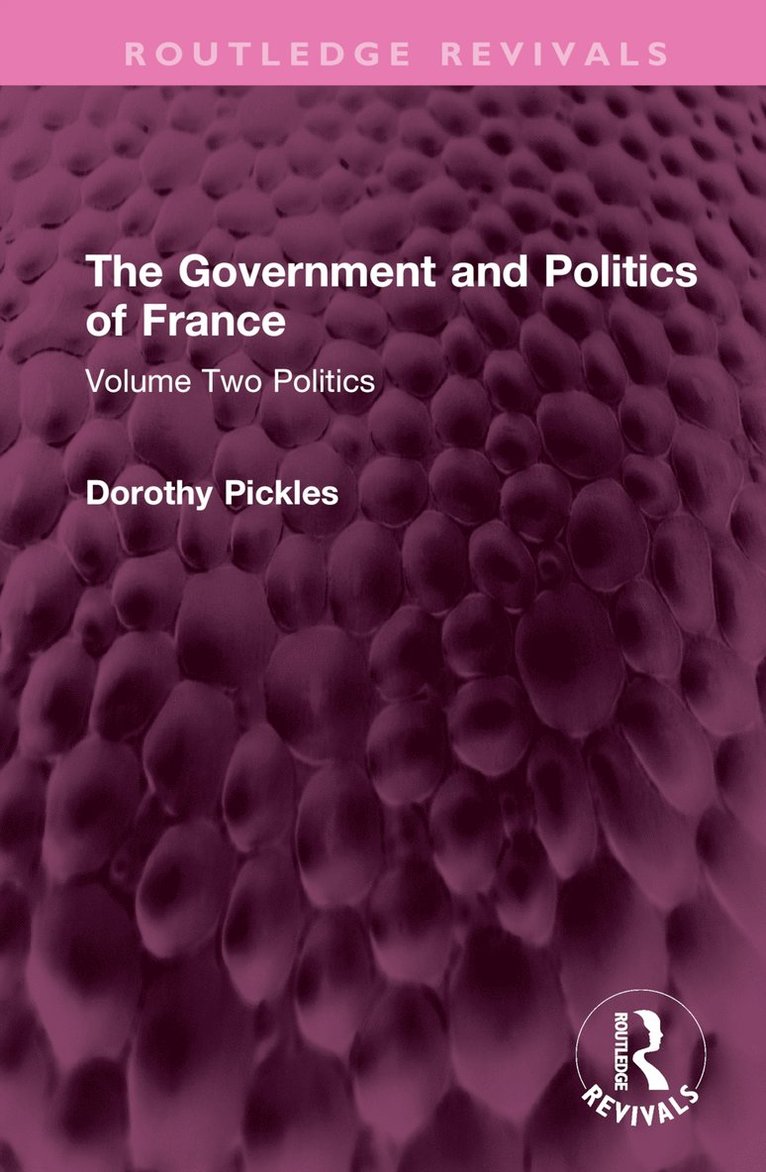 The Government and Politics of France 1