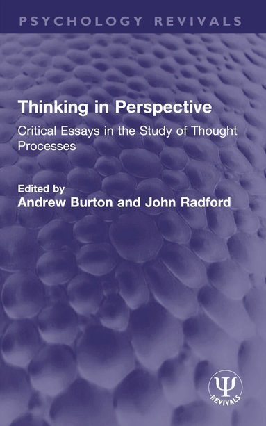 Andrew Burton, John Radford - Thinking in Perspective, Häftad