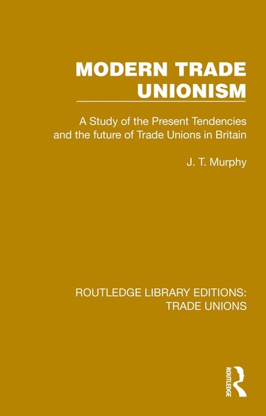 bokomslag Modern Trade Unionism