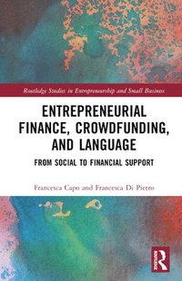 bokomslag Entrepreneurial Finance, Crowdfunding, and Language