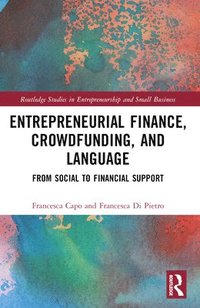 bokomslag Entrepreneurial Finance, Crowdfunding, and Language