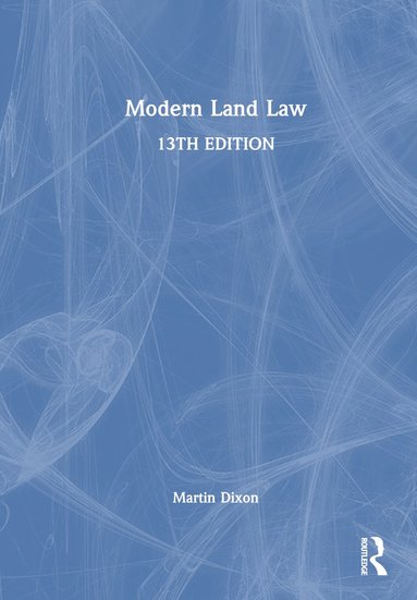 bokomslag Modern Land Law