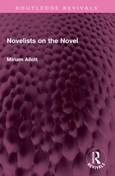 bokomslag Novelists on the Novel