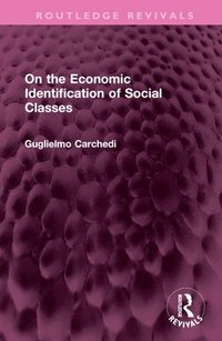 bokomslag On the Economic Identification of Social Classes