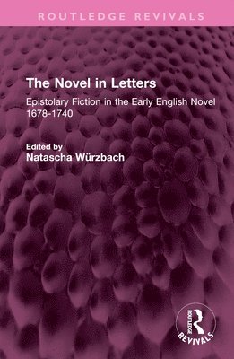 bokomslag Novel in Letters