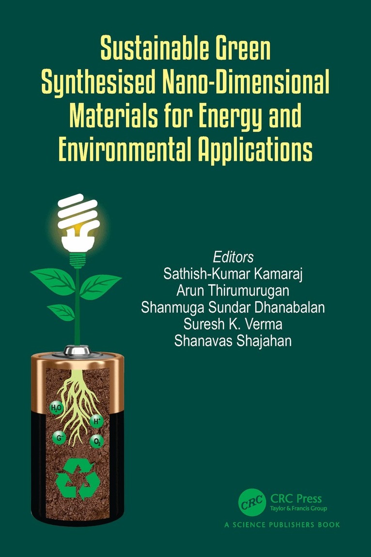 Sathish-Kumar Kamaraj, Arun Thirumurugan, Shanmuga Sundar Dhanabalan, Suresh K. Verma, Shanavas Shajahan - Sustainable Green Synthesised Nano-Dimensional Materials for Energy and Environmental Applications, Häftad