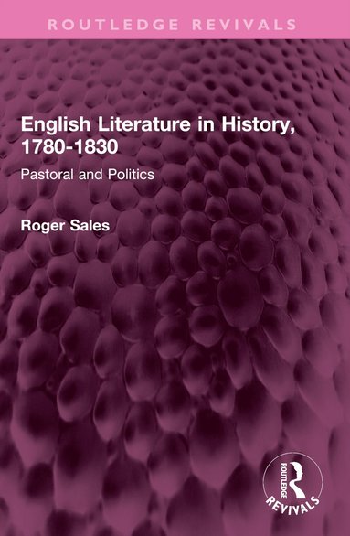 bokomslag English Literature in History, 1780-1830