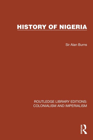 bokomslag History of Nigeria