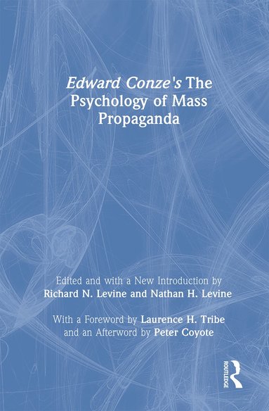 bokomslag Edward Conze's The Psychology of Mass Propaganda