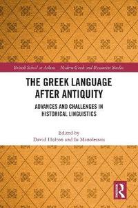 bokomslag The Greek Language after Antiquity