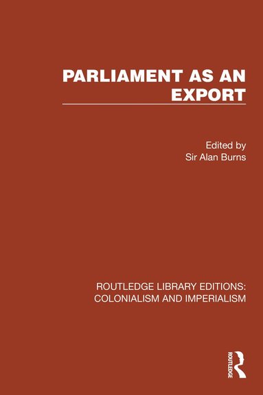 bokomslag Parliament as an Export