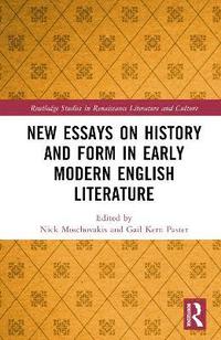 bokomslag New Essays on History and Form in Early Modern Literature