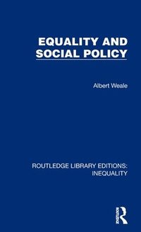 bokomslag Equality and Social Policy