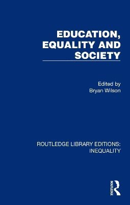 Education, Equality and Society 1