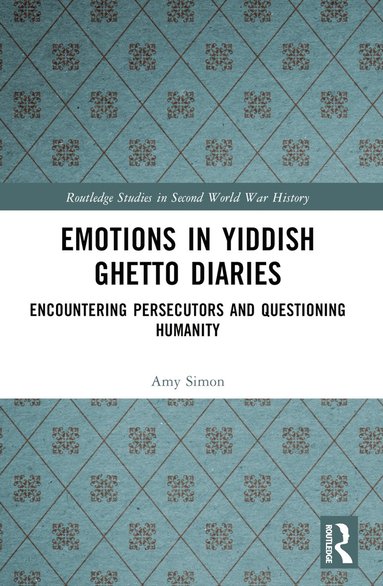 bokomslag Emotions in Yiddish Ghetto Diaries