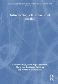 bokomslag Introduccin a la sintaxis del espaol