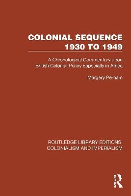 Colonial Sequence 1930 to 1949 1