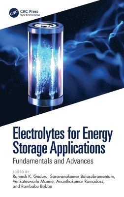 Ramesh K. Guduru, Saravanakumar Balasubramaniam, Venkateswarlu Manne, Ananthakumar Ramadoss, Rambabu Bobba - Electrolytes for Energy Storage Applications, Inbunden