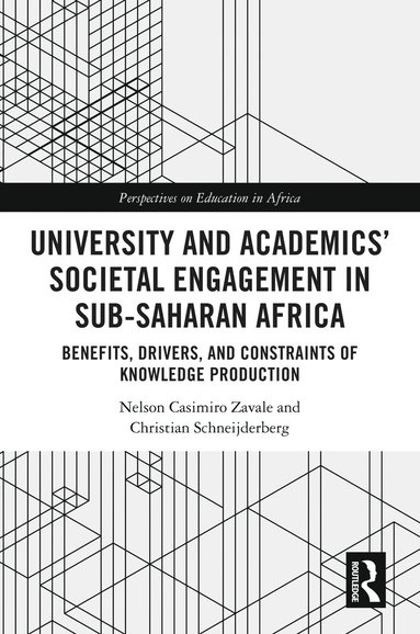 bokomslag University and Academics' Societal Engagement in Sub-Saharan Africa