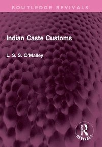 bokomslag Indian Caste Customs