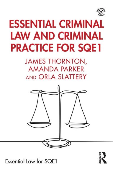 bokomslag Essential Criminal Law and Criminal Practice for SQE1