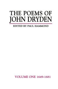 bokomslag The Poems of John Dryden: Volume One