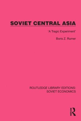 bokomslag Soviet Central Asia