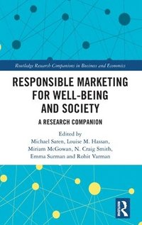 bokomslag Responsible Marketing for Well-being and Society