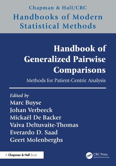 Marc Buyse, Johan Verbeeck, Everardo D. Saad, Mickaël De Backer, Vaiva Deltuvaite-Thomas, Geert Molenberghs - Handbook of Generalized Pairwise Comparisons, Häftad